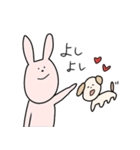 うさぎと犬のコマメ（個別スタンプ：28）