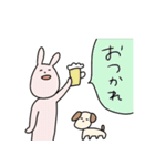 うさぎと犬のコマメ（個別スタンプ：36）