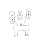 パンダ寄りのマッチョ（個別スタンプ：5）