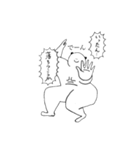 パンダ寄りのマッチョ（個別スタンプ：24）