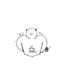 パンダ寄りのマッチョ（個別スタンプ：37）