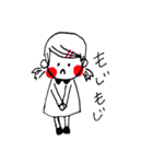 手書きgirl（個別スタンプ：3）