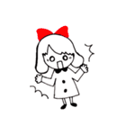 手書きgirl（個別スタンプ：7）