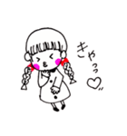 手書きgirl（個別スタンプ：8）
