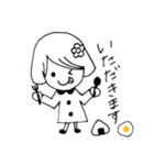 手書きgirl（個別スタンプ：9）