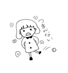 手書きgirl（個別スタンプ：14）