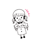 手書きgirl（個別スタンプ：15）