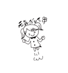 手書きgirl（個別スタンプ：21）