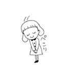 手書きgirl（個別スタンプ：24）