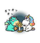 ぽってりNijicornの夏（日本語）（個別スタンプ：25）