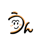 顔ことば感嘆詞（個別スタンプ：3）