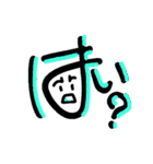 顔ことば感嘆詞（個別スタンプ：8）