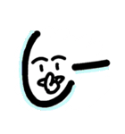 顔ことば感嘆詞（個別スタンプ：37）