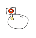 しろくてまるいあの子2（個別スタンプ：17）