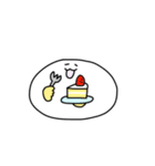 しろくてまるいあの子2（個別スタンプ：38）