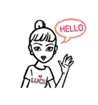 LUCU♥GEL（繁体字）（個別スタンプ：22）