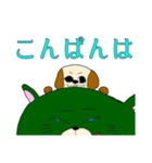 ミドリのクマのミヤ（個別スタンプ：5）