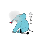 唐辛子を食べる動物（個別スタンプ：19）