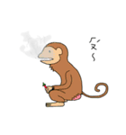 唐辛子を食べる動物（個別スタンプ：24）
