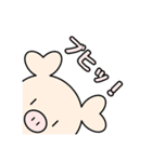 ピグ(^(oo)^) LINEスタンプ（個別スタンプ：3）
