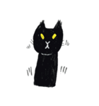 べちゃ猫 くろさん（個別スタンプ：9）