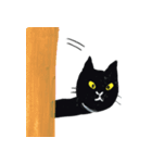 べちゃ猫 くろさん（個別スタンプ：12）