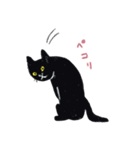 べちゃ猫 くろさん（個別スタンプ：13）