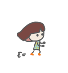 おかっぱメッシュちゃん（個別スタンプ：2）