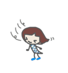 おかっぱメッシュちゃん（個別スタンプ：8）