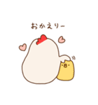 働くにわとりお母さんのスタンプ（個別スタンプ：24）