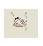 パールちんと人間のお友達（個別スタンプ：4）