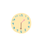 時計のスタンプ（個別スタンプ：4）