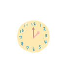 時計のスタンプ（個別スタンプ：5）