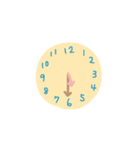 時計のスタンプ（個別スタンプ：12）
