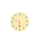 時計のスタンプ（個別スタンプ：20）