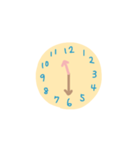 時計のスタンプ（個別スタンプ：24）