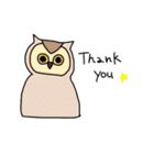 フクロウ大好き（個別スタンプ：36）