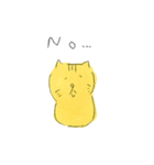 ほにゃんこさりねこ（個別スタンプ：3）