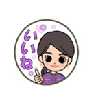 可愛いママのスタンプ（個別スタンプ：2）