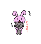 ゆるカワうさぎ 毎日使える挨拶（個別スタンプ：25）