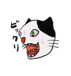 強いネコ（個別スタンプ：3）