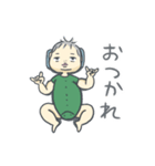 シュールな赤ちゃん（個別スタンプ：7）
