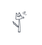 毎日使えるしろねこさん（個別スタンプ：30）