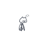毎日使えるしろねこさん（個別スタンプ：37）