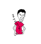 くすんだレッドマン（個別スタンプ：3）