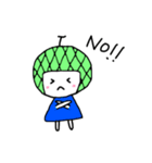 メロンなゆうちゃん（個別スタンプ：3）