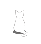シロ猫（個別スタンプ：11）