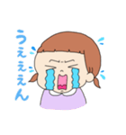 小さい女の子のスタンプ（個別スタンプ：3）