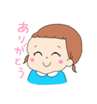小さい女の子のスタンプ（個別スタンプ：8）