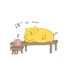 ほにゃんこなつねこ（個別スタンプ：1）